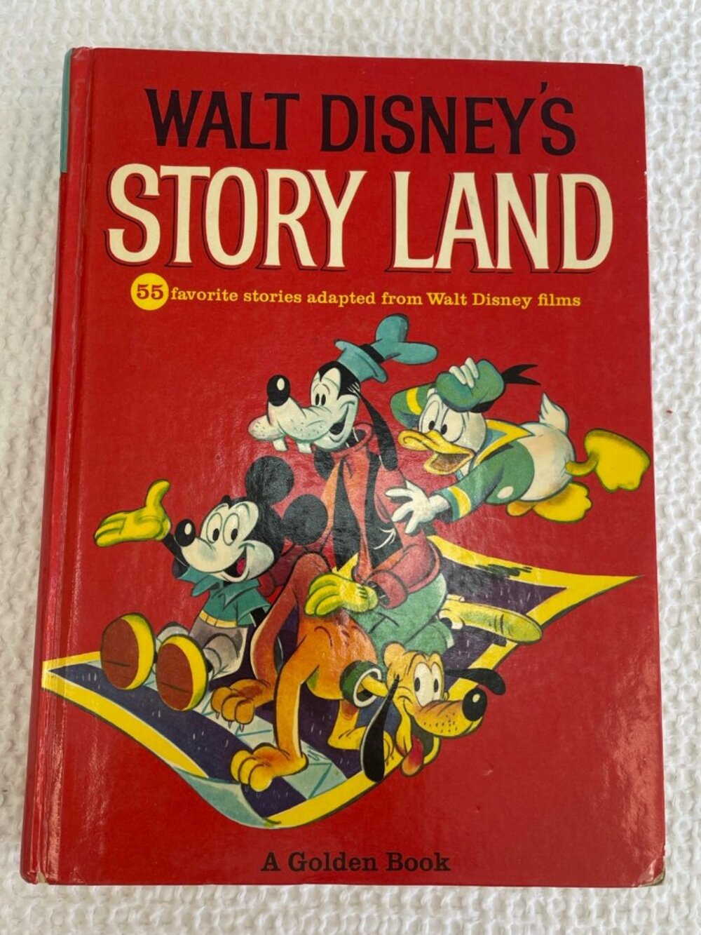 Vintage Walt Disney’s Story Land Hardcover Book Golden 55 Favorite Stories